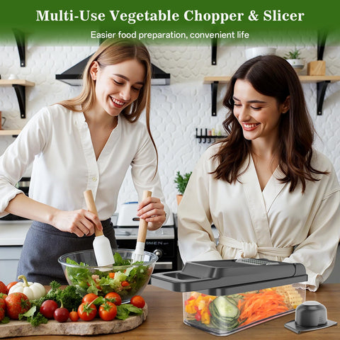 HomeHacks cleaning tools and stainless blades simplify post-meal cleanup.
