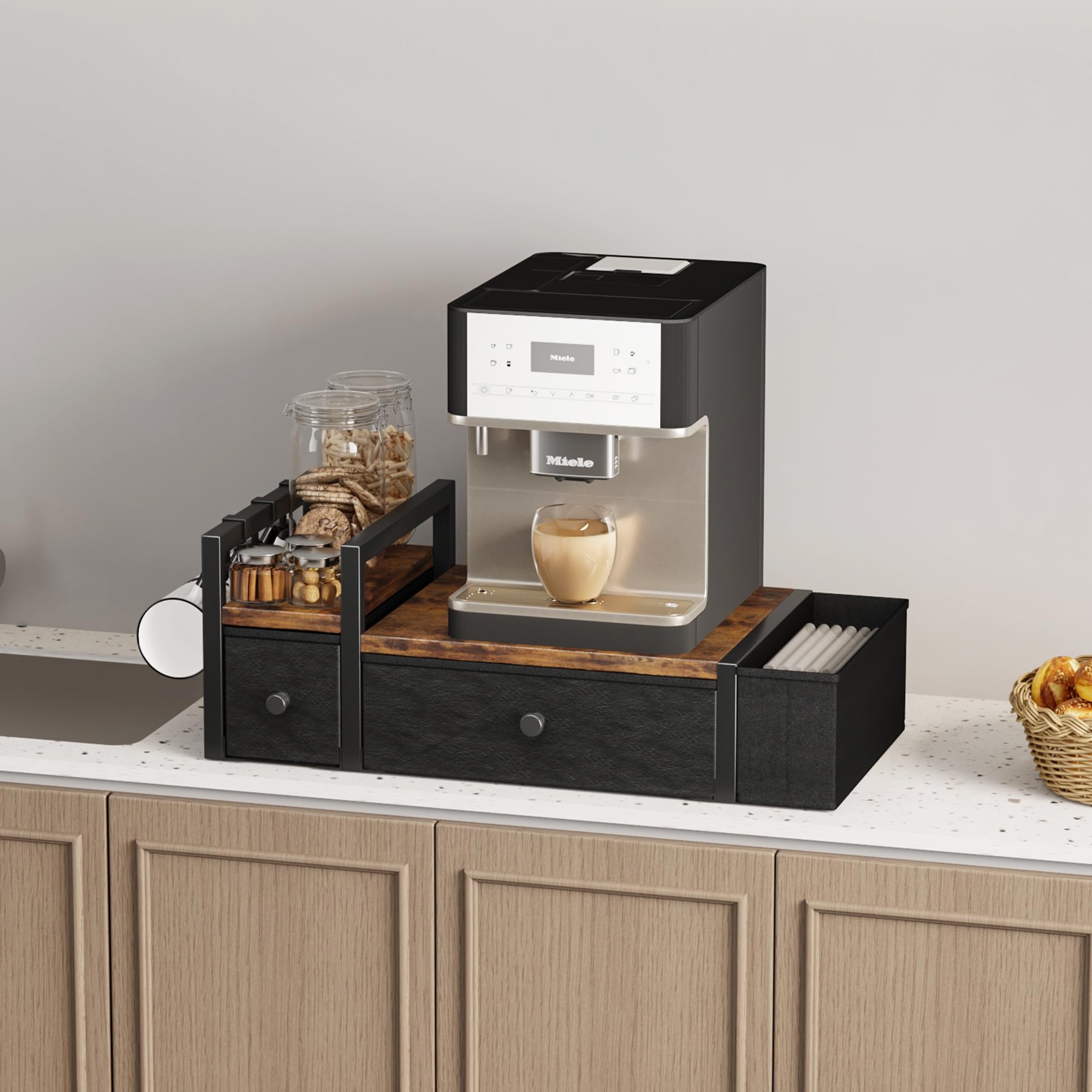 Homeiju mug hook area keeps cups within easy reach