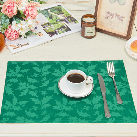 HomeJoy washable placemats are easy to care for with machine wash