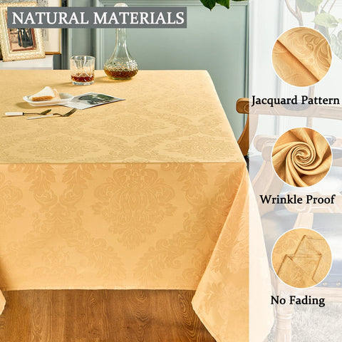 HomeJoy waterproof and oilproof tablecloth protecting surfaces during spills.