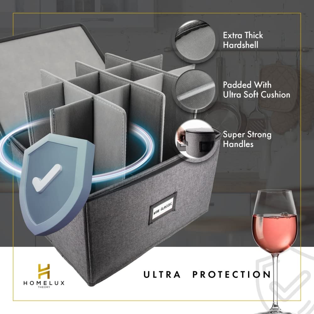 HOMELUX THEORY coffee mug storage compartments keep mugs organized on trips