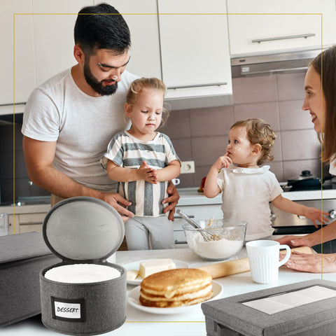 HOMELUX THEORY easy-grip handles enable safe lifting during storage or moves