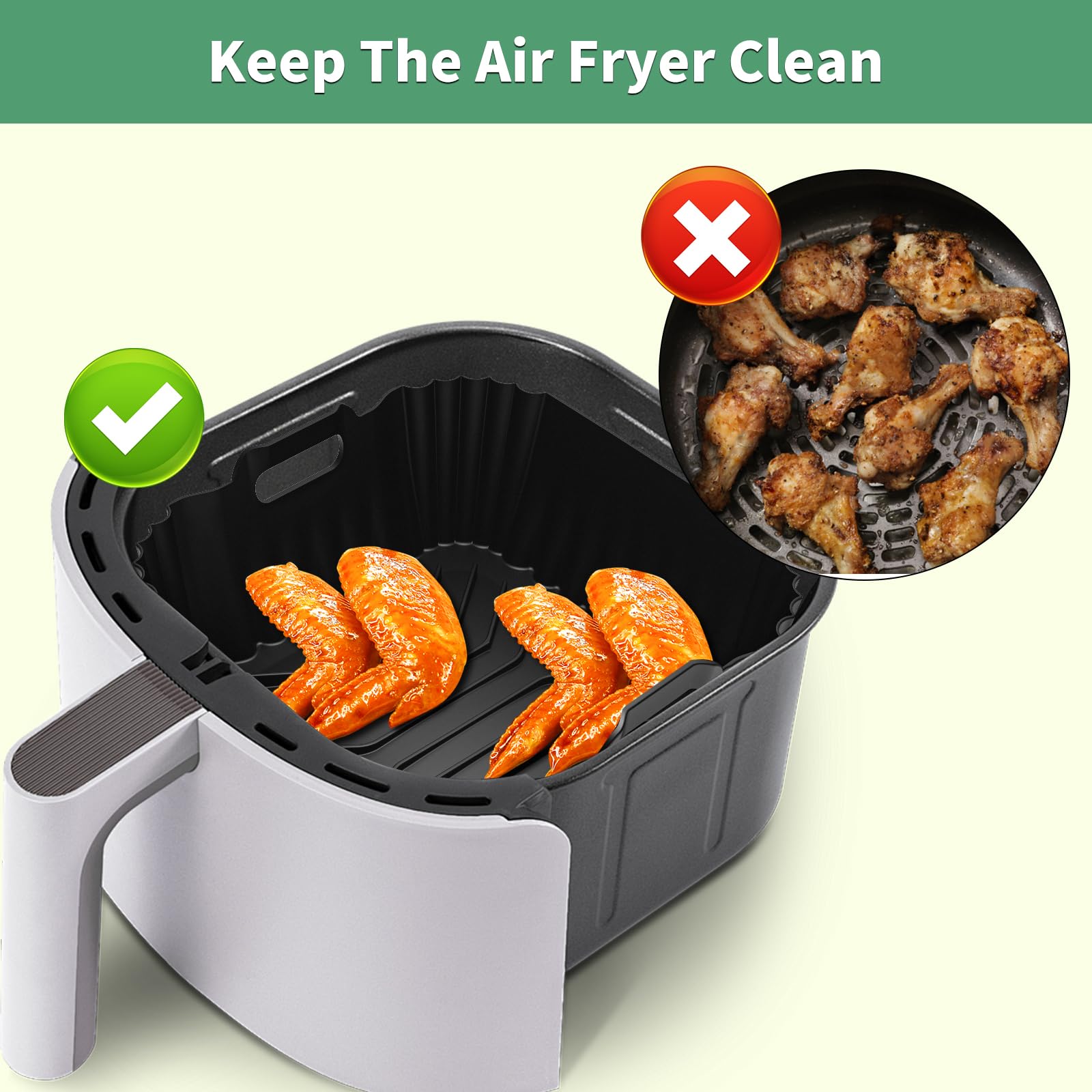 HOMELYLIFE Universal 2-in-1 separate liner for flexible use