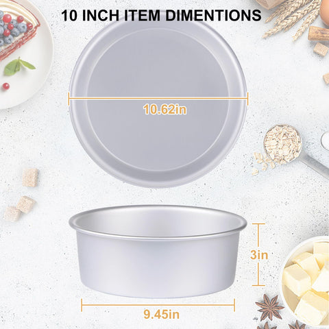 HomeMall stackable cake pan design saves kitchen space.