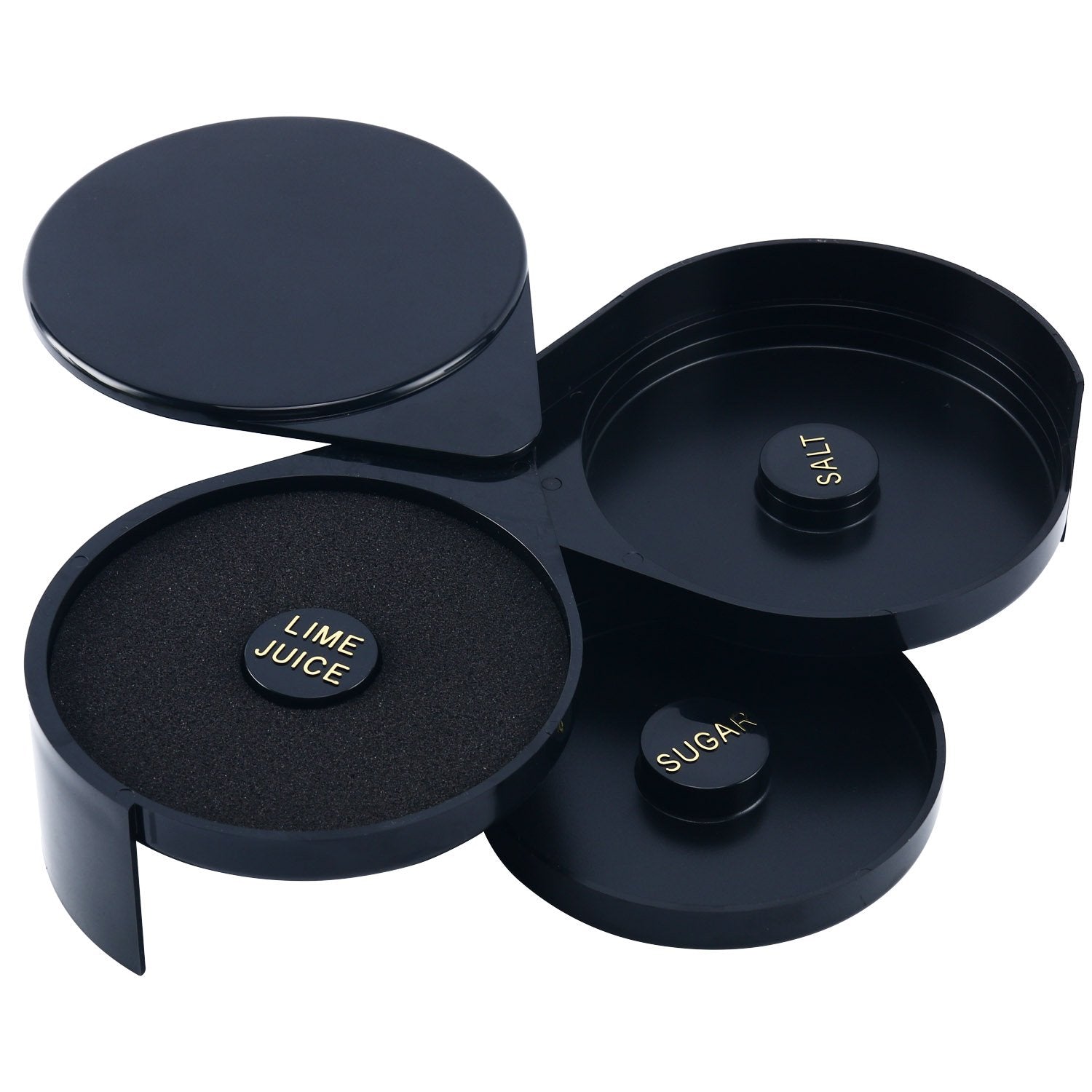 Homend labeled trays prevent cross contamination during drinks