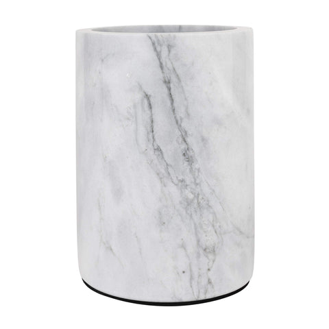 Homeries Marble Wine Chiller Bucket top view adds an elegant centerpiece