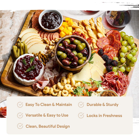 Homesphere acrylic lid keeps desserts dust free and fresh.