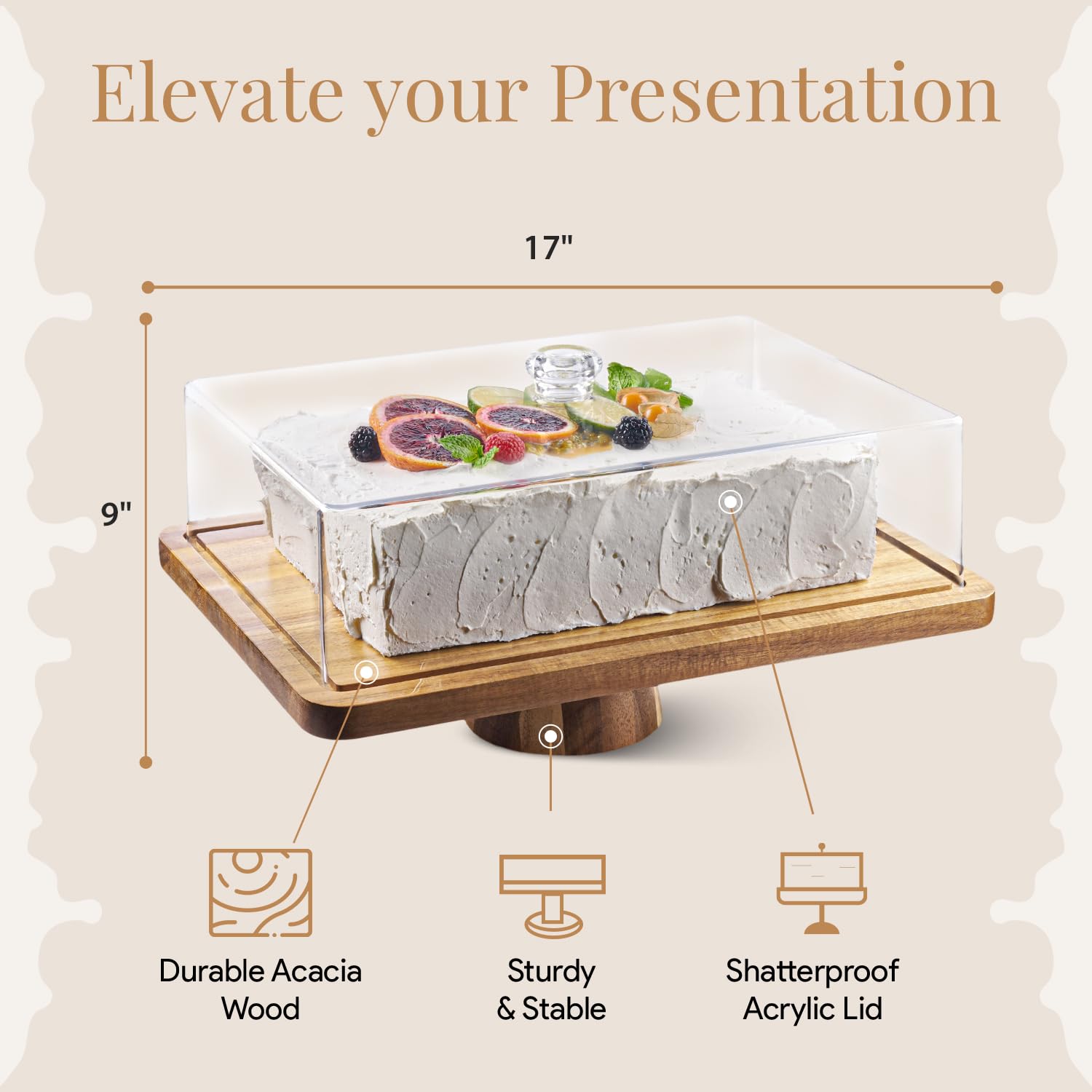 Homesphere stand flipped to reveal a charcuterie and snack board.