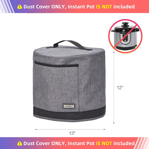 HOMEST 6-quart compatible cover fits multiple Instant Pot models.