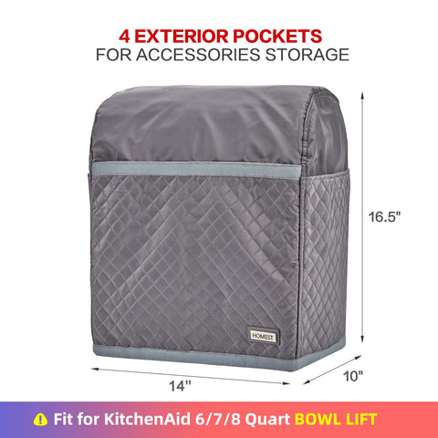 HOMEST dust cover provides protection, guarding the mixer from dirt and scratches.