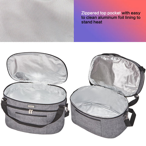 HOMEST front pocket stores utensils for easy access