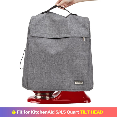 HOMEST dust cover with roomy pockets keeps manuals and tools organized.