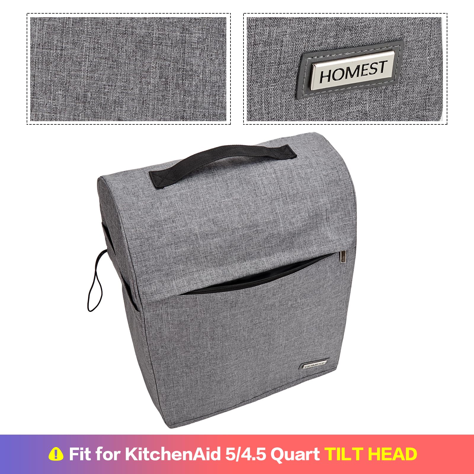 Designed to fit KitchenAid 5/4.5 quart Tilt-Head models securely.