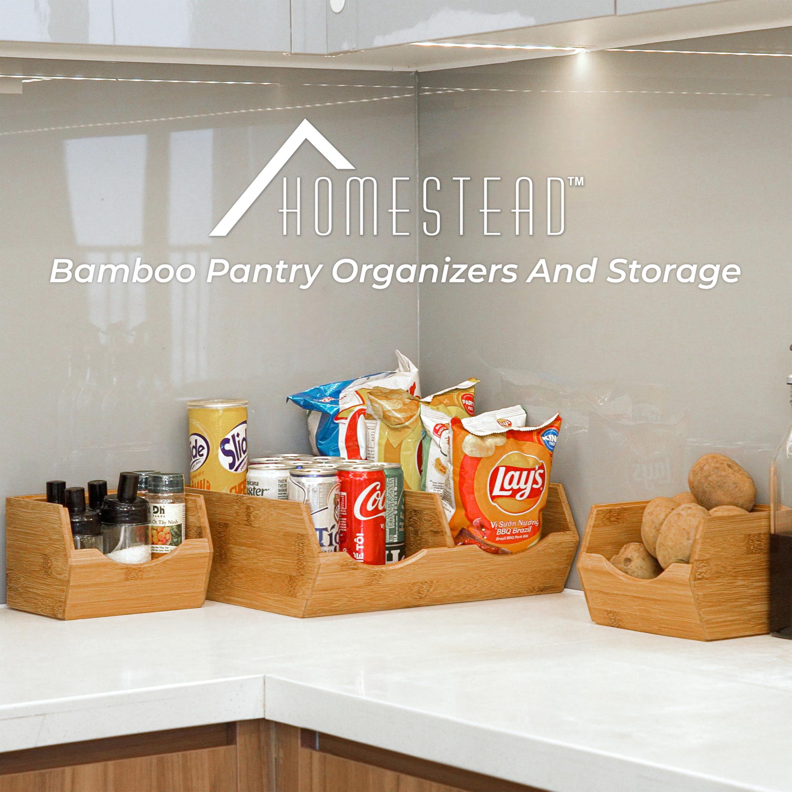 HOMESTEAD Produce storage solution designed to keep air flow and visibility
