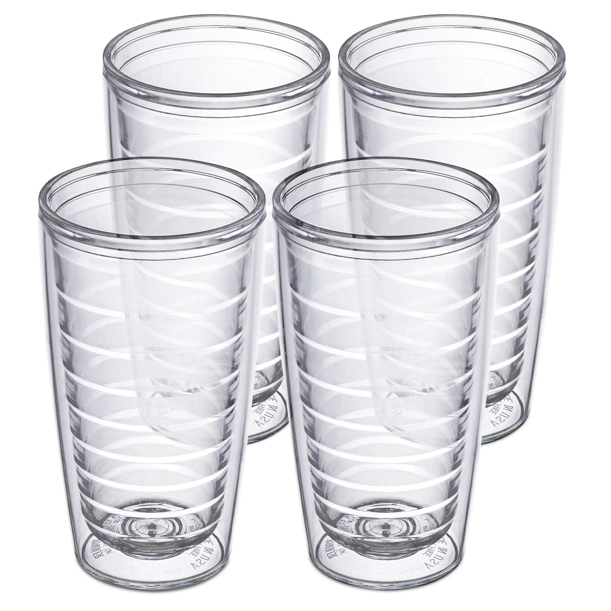 Homestead Choice 16oz insulated tumbler with clear double-wall for temperature control
