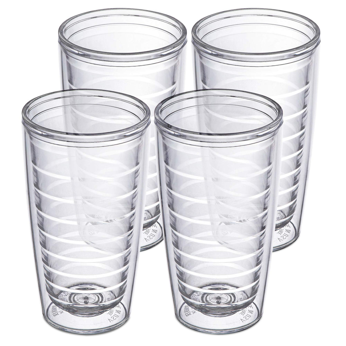 Homestead Choice 16oz insulated tumbler with clear double-wall for temperature control