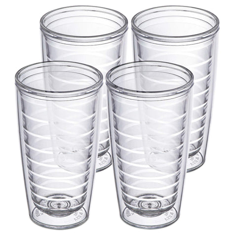 Homestead Choice 16oz insulated tumbler with clear double-wall for temperature control