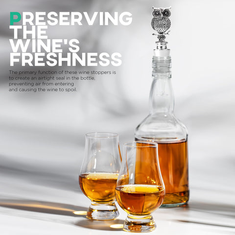 Homestia airtight-seal wine stopper preserves wine freshness after opening.