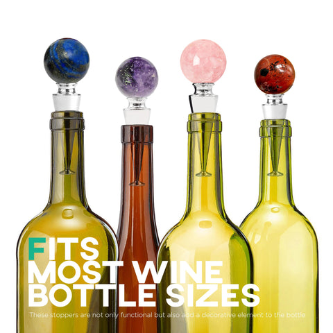 Closeup of Homestia airtight wine stopper showing silicone gasket
