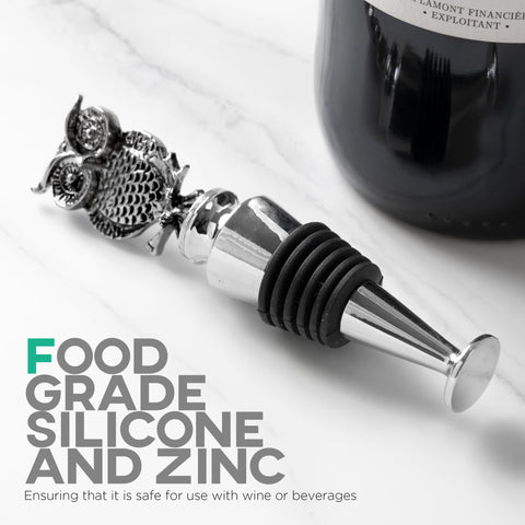 Homestia Dishwasher-Safe wine stopper is easy to clean.
