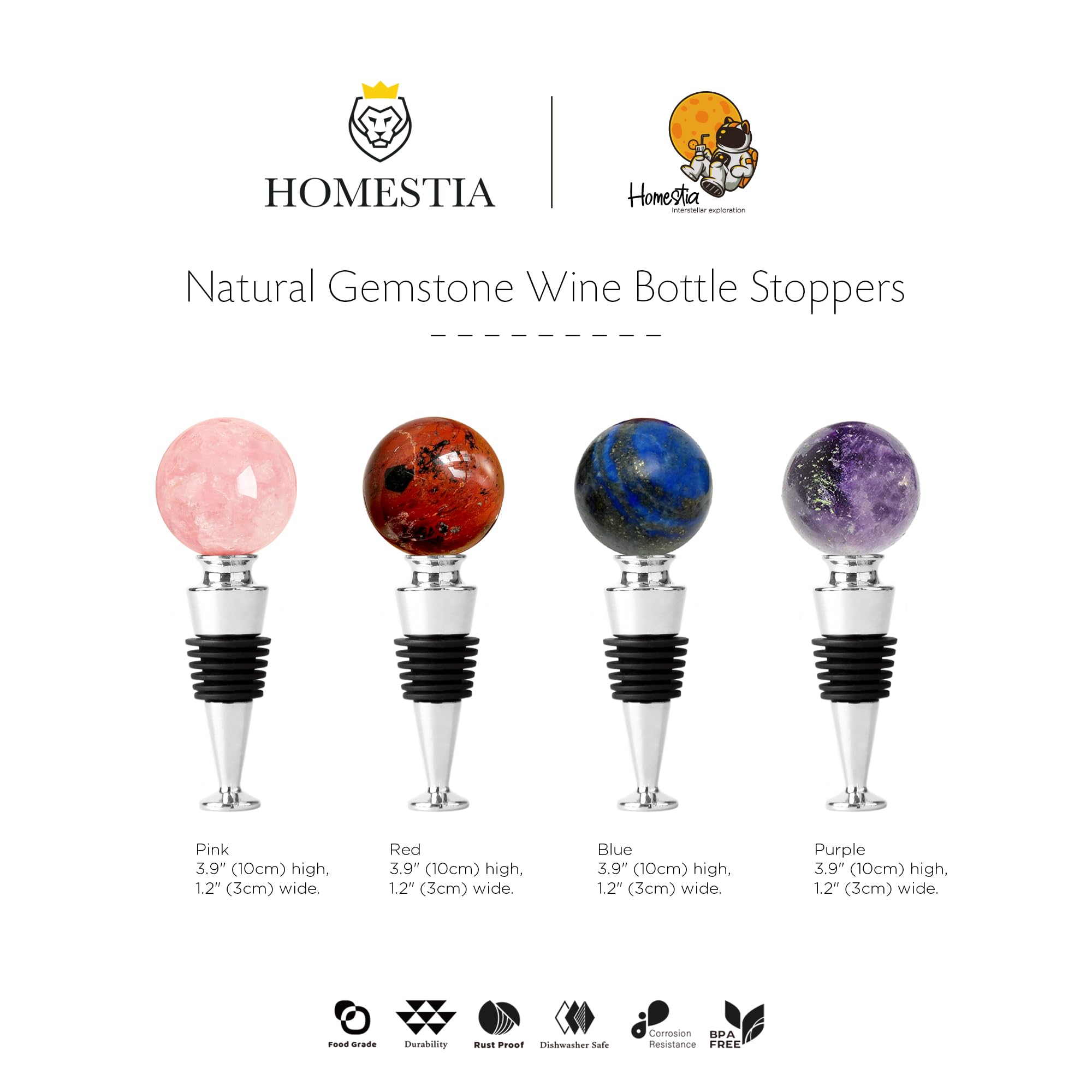 Gift-ready Homestia stopper packaging suitable for celebrations