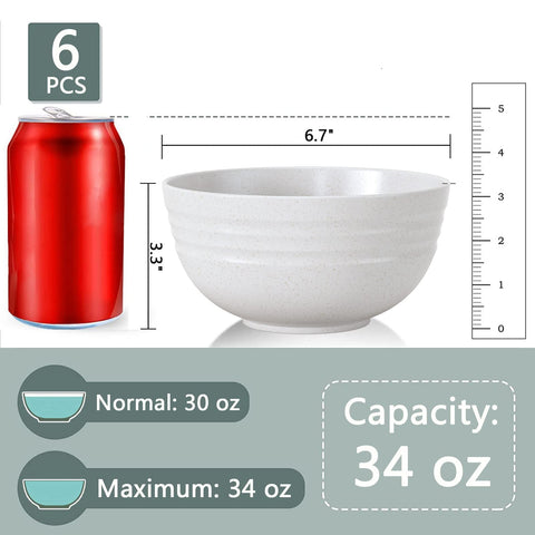 Homestockplus 34oz big salad bowl perfect for greens and toppings.