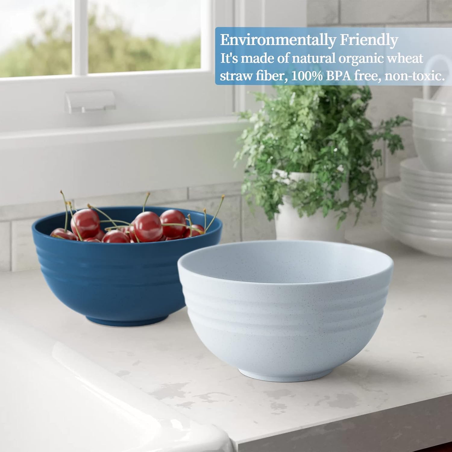 Homestockplus dishwasher, microwave, and freezer safe bowls for busy kitchens.