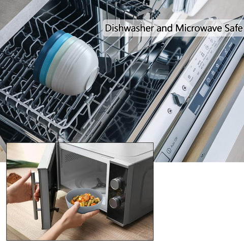 Homestockplus dishwasher-safe bowls for easy cleanup after family meals