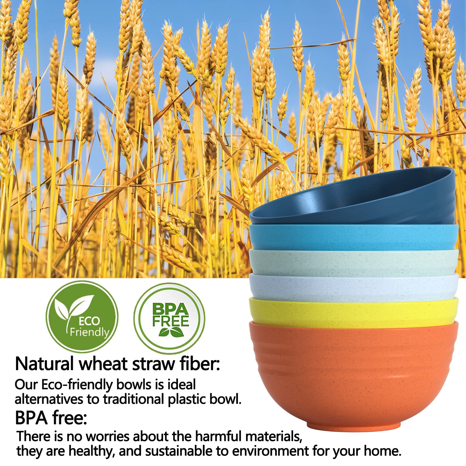 Homestockplus unbreakable bowls designed for kid-friendly durability.