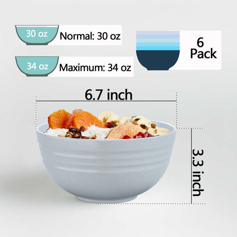 Homestockplus wheat straw fiber bowls close-up, emphasizing eco-friendly material.