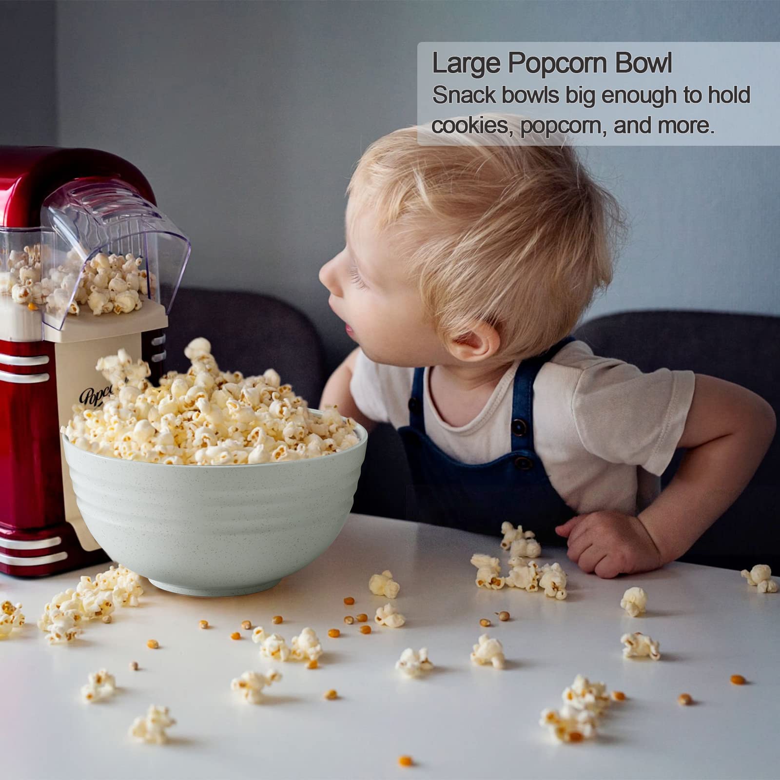 Homestockplus lightweight bowls with stackable design for easy storage.