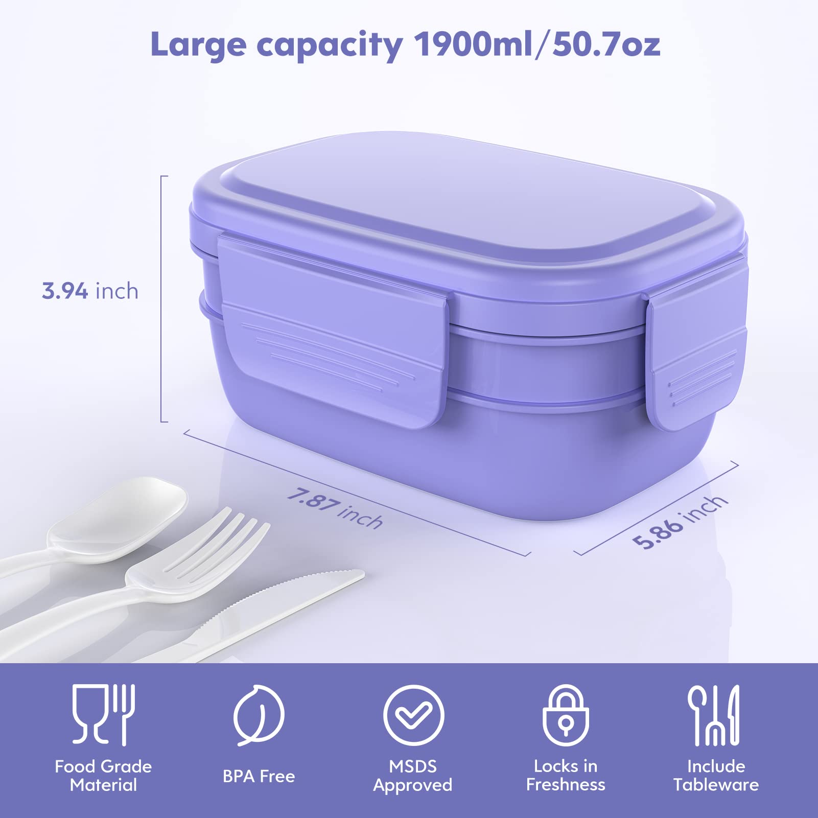 HOMETALL in-use for dining out keeps meals fresh and contained.