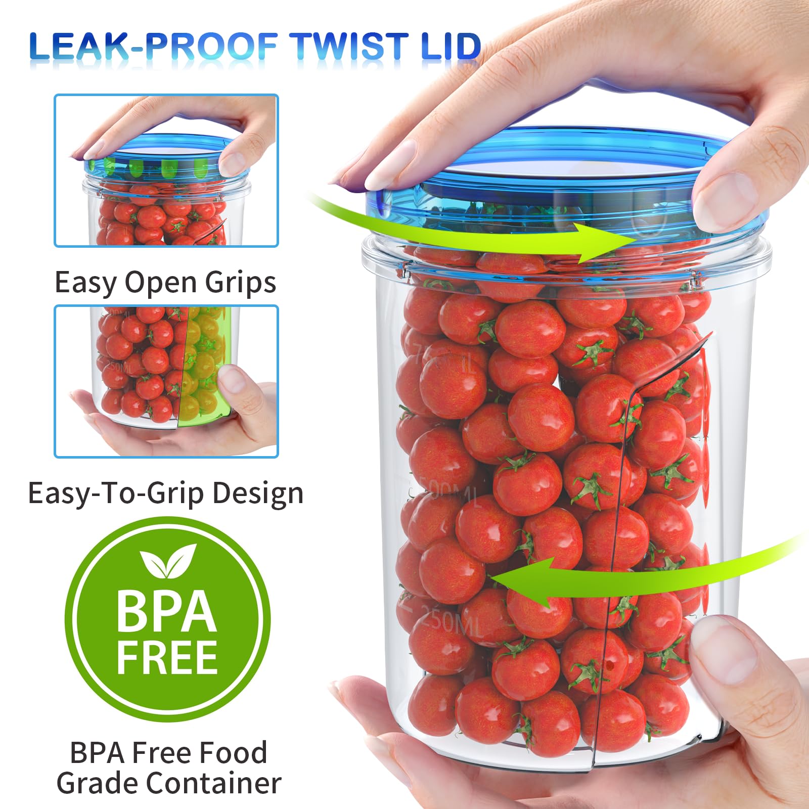 HOMETALL leakproof seal ensures soups stay contained.
