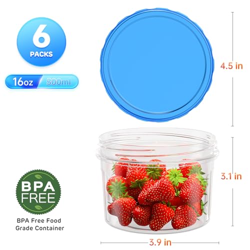 HOMETALL stackable freezer containers keep your freezer organized