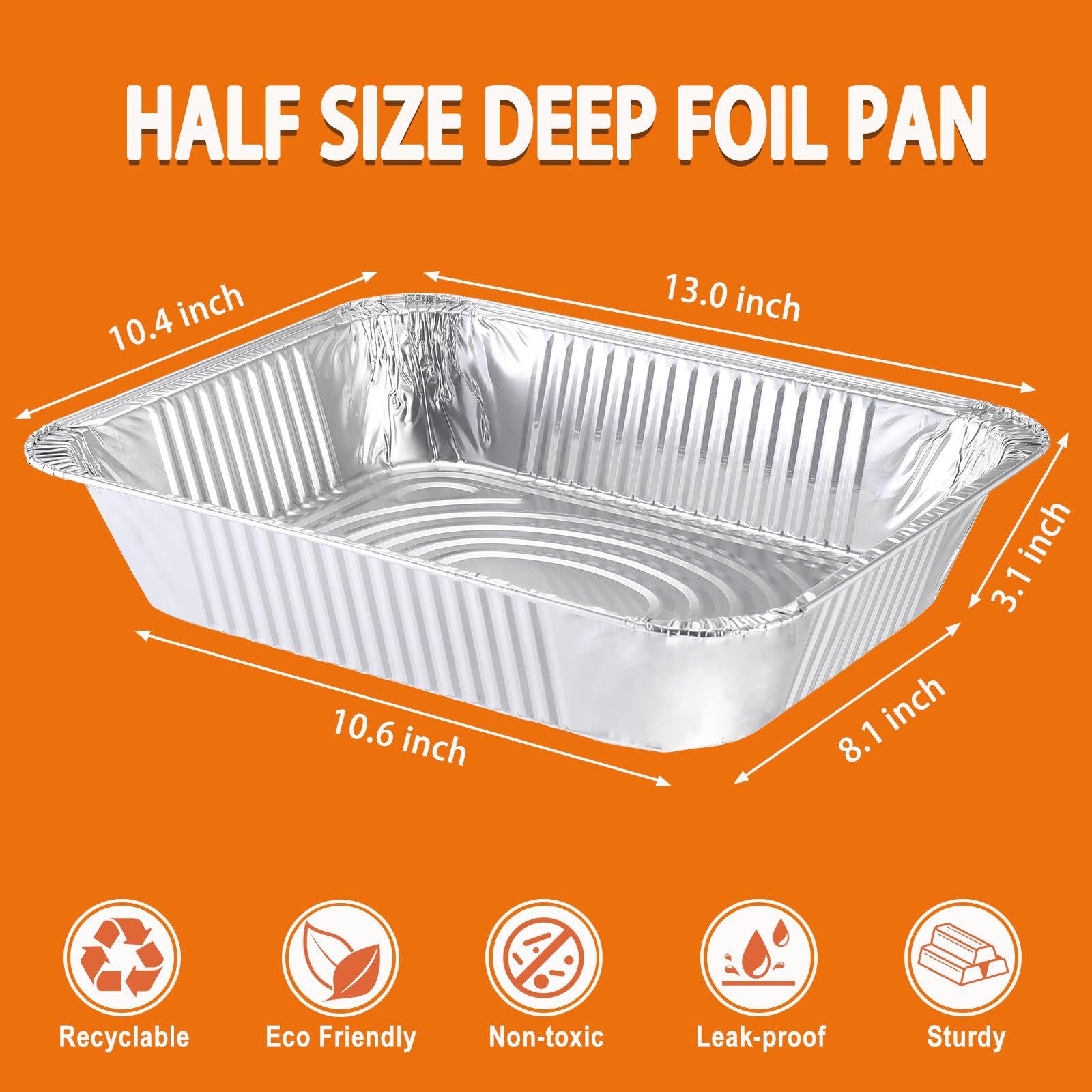 Homewarm 9x13 pans on a steam table for hot buffet service and easy portioning.