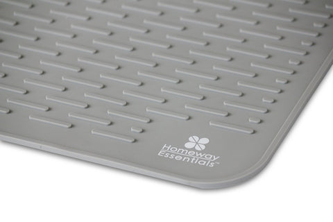 Homeway Essentials kitchen drawer liner protects drawers with a soft silicone surface.