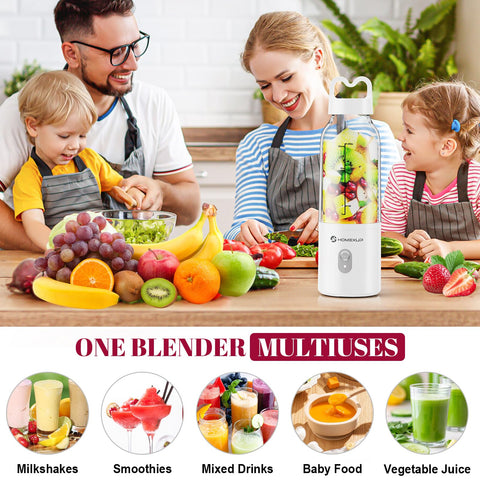 HOMEXUP blender safety features including clutch and double switch
