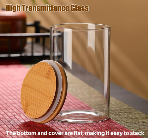 HomeyHoney dishwasher-safe glass jar for everyday use.