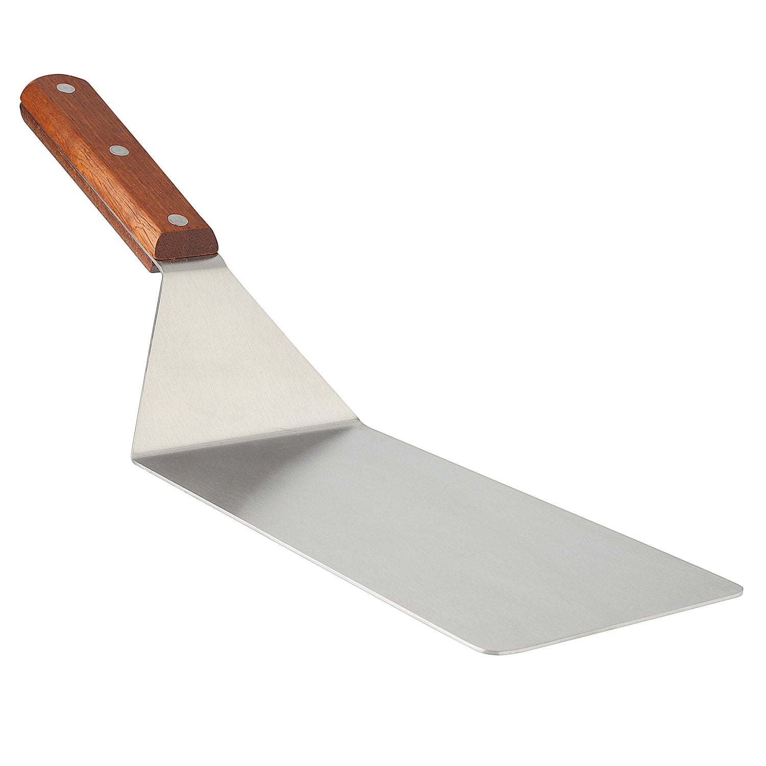 Homi Styles 8-inch spatula with wide blade for easy flipping on the grill