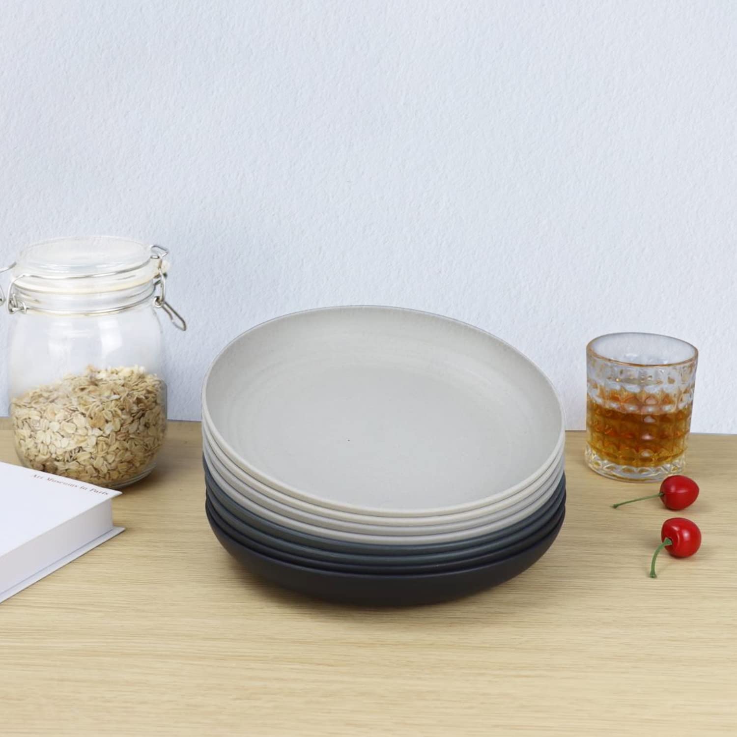Homienly deep dinner plate kids mealtime; perfect for meals and snacks.