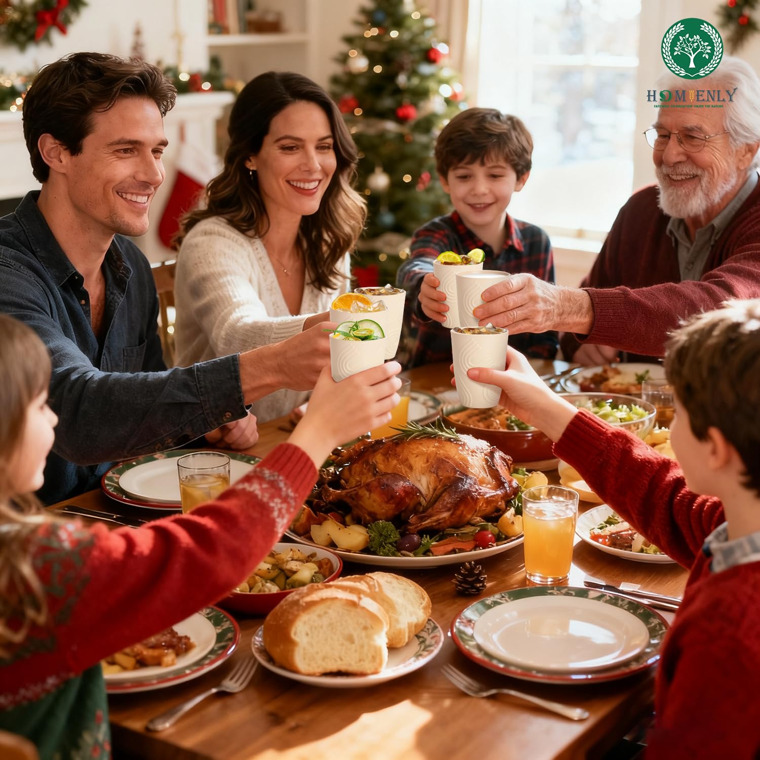 Easy-to-clean design supports busy households with quick dishwashing and drying.