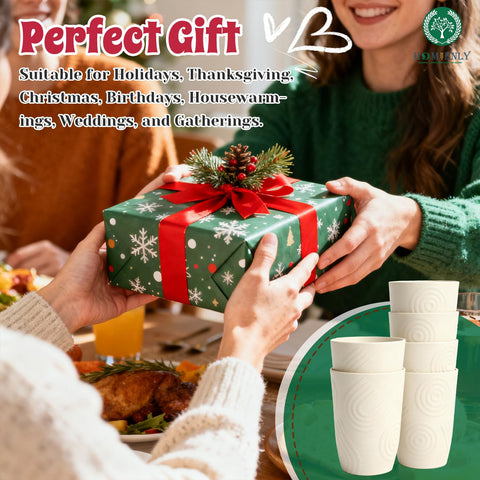 Gifting-ready packaging makes these cups a thoughtful present for housewarmings.