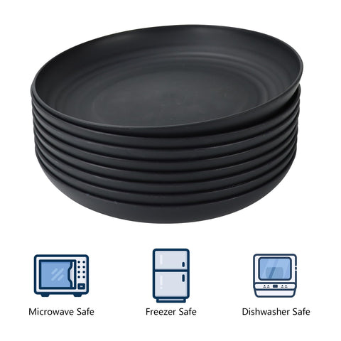 Homienly microwave-safe dinner plate for quick reheats and convenience