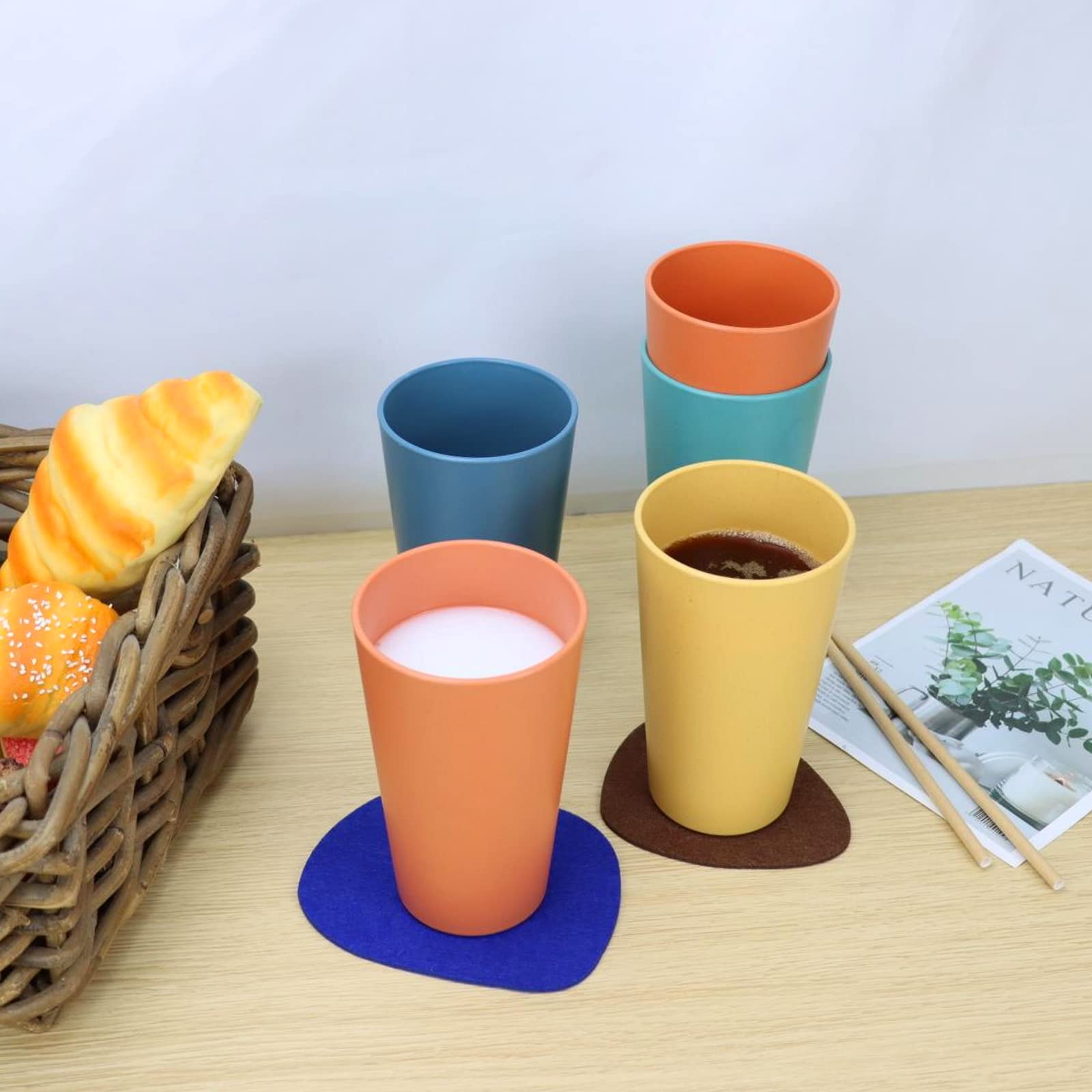Homienly modern cup set enhances table setting with stylish, space-saving design