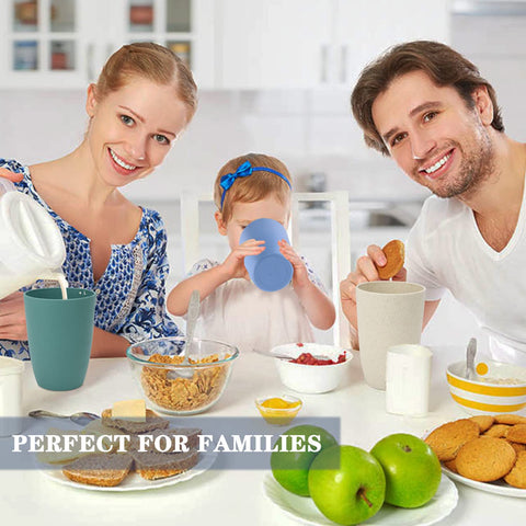 Homienly Wheat Straw Cups 20 oz size perfect for water and juice.