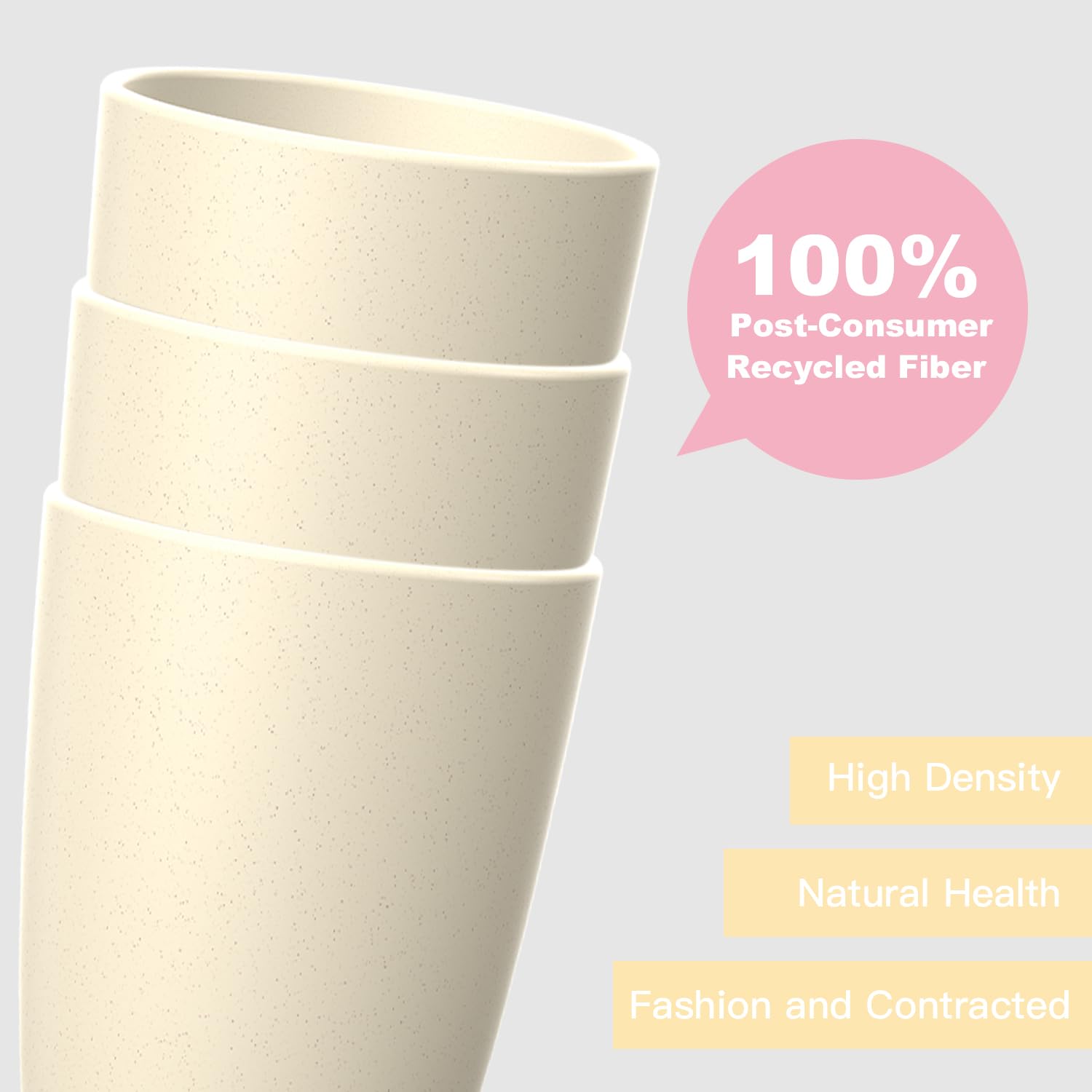 Versatile 20oz cups suitable for water, juice, iced tea, or smoothies.