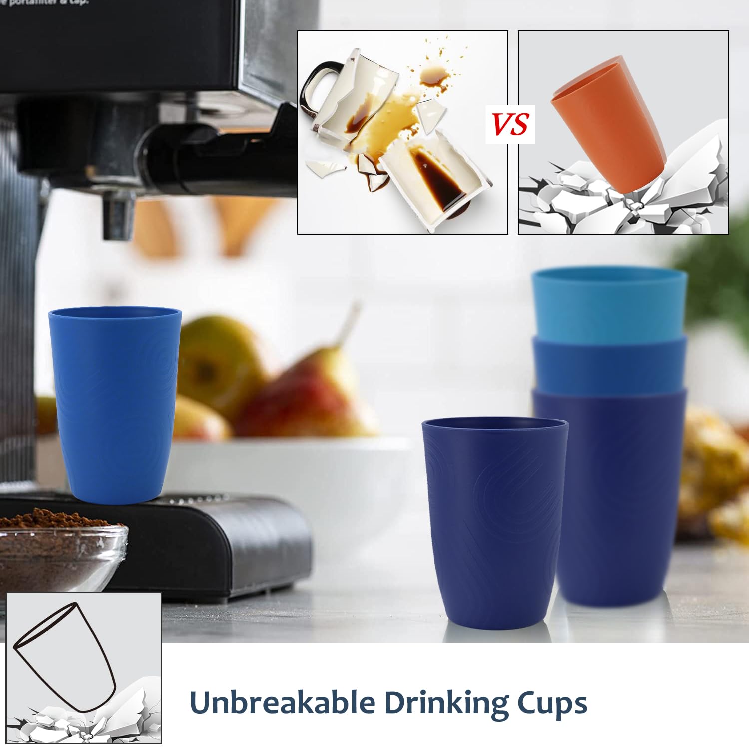 Homienly blue sky cups ideal for picnics and outdoor gatherings