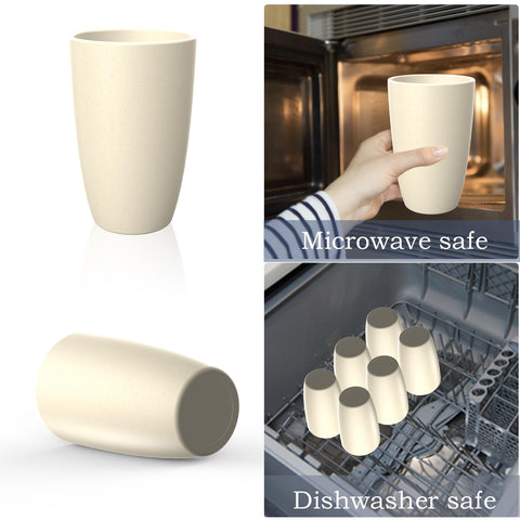 Homienly stackable cups save cabinet space and simplify storage.