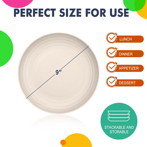 Homienly plate dishwasher-safe for quick cleanup.