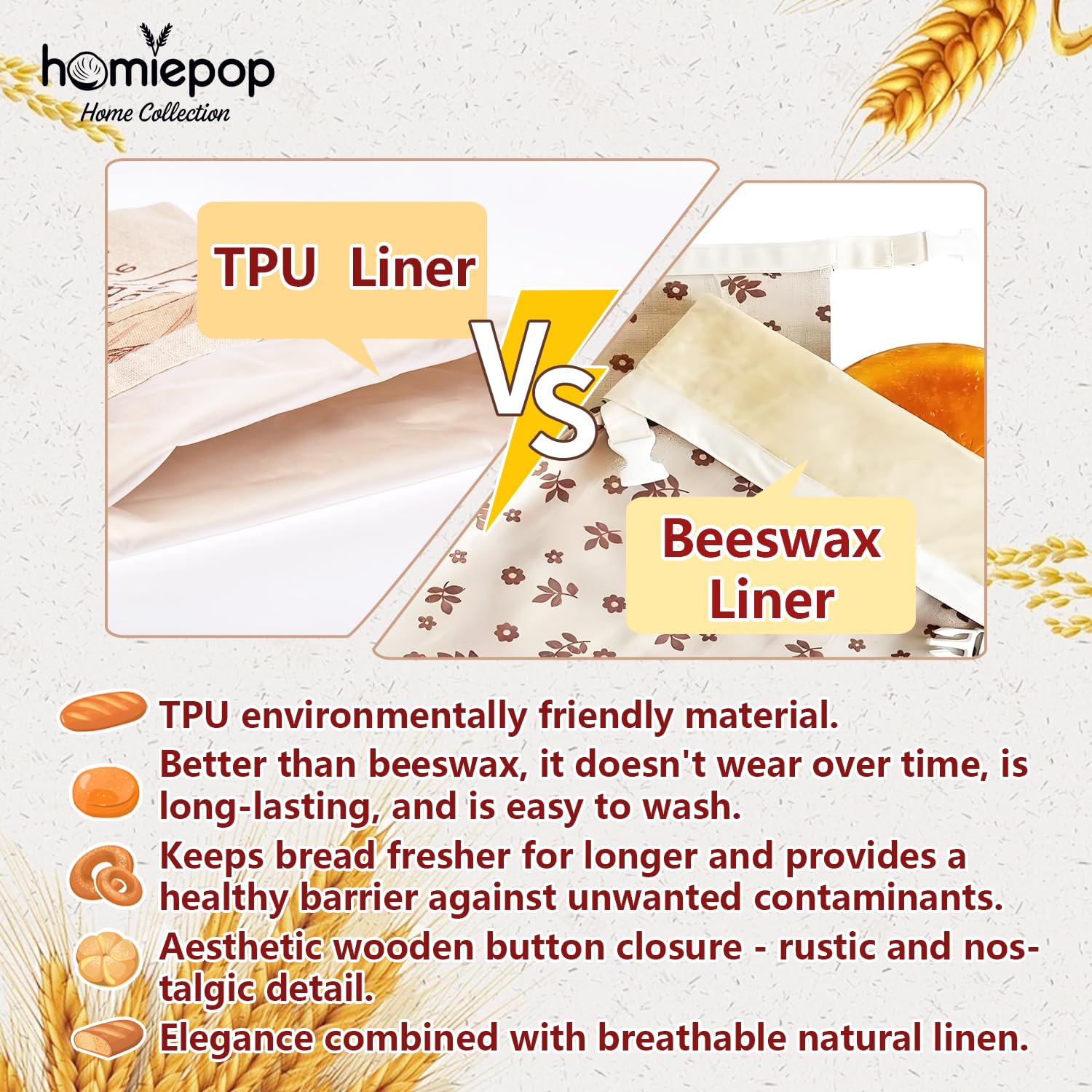 HomiePop reusable bags are machine washable for easy cleanup.